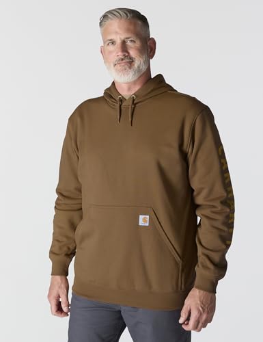 Carhartt Men's Rain Defender Loose Fit Midweight Logo Graphic Sweatshirt2