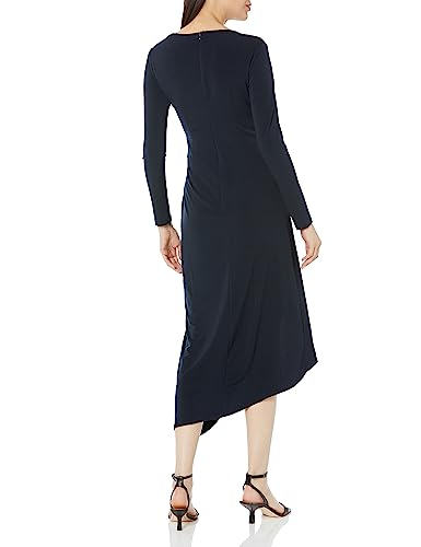 Maggy London Women's Dresses Long Sleeve Asymmetric Neck And Hem Dress #TOP2