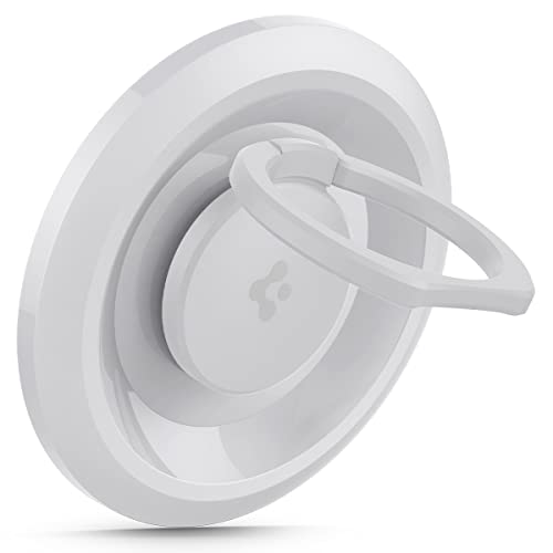 Spigen O-Mag Ring (Upgraded) (MagFit) Magnetic Phone Holder Grip Designed for MagSafe (iPhone 14/13/12) – White