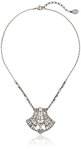 Ben-Amun Vintage Jewelry Deco Legendary Collection, Deco Pendant Necklace, 18"
