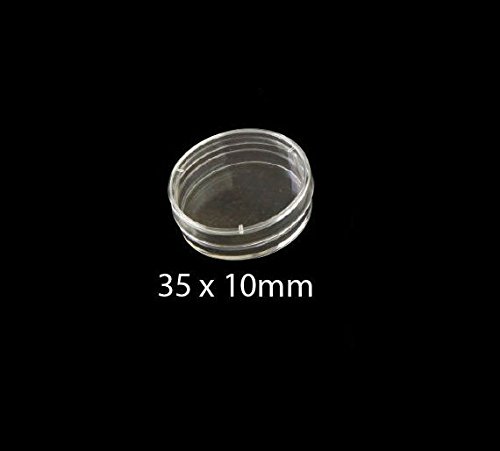 Petri Dishes 35 x 10mm, 10 Dishes/Sterile Sleeve, 500 Petri Dishes/Unit