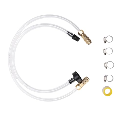 Tissting Marine Hydraulic Bleed Kit (2-Pack) for Systems - Complete Air Venting & Filling Solution for Boat Steering Systems