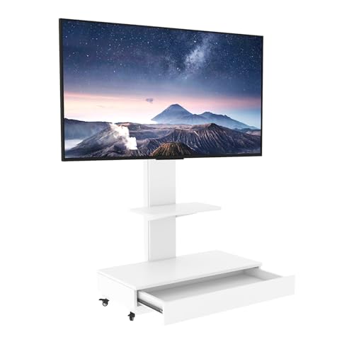 UNHO テレビスタンド キャスター付き テレビ台 40～75インチ 高さ調節