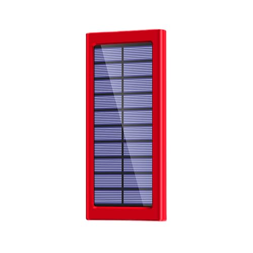 Cargador solar portátil, batería externa de 10000 mAh, cargador rápido para teléfono celular con diseño resistente, fuente de alimentación compacta para el hogar, senderismo, viajes, camping