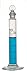 Kimble Chase KIMAX 20039-25 Borosilicate Glass Class B Single Metric Scale Graduated Mixing Cylinder, Calibrated to Contain, 25mL Capacity (Case of 24)