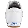 Keds Courty Core Lace Up, Sneaker Womens, White Leather, 7.5 Medium