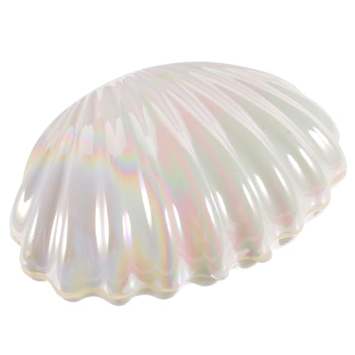 Veemoon Caja para con Marina Caja de Almacenamiento para Joyas Decoración para Bodas y Fiestas Color Nácar Blanco Resistente y Ligera para Chocolates y Dulces