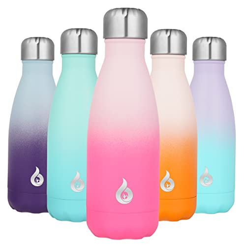 Image of BJPKPK 12oz Water Bottles Stainless Steel Insulated Water Bottle Keep Cold and Hot Thermal,Cherry Blossom