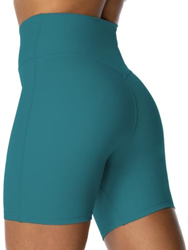Image of Sunzel Crossover Biker Shorts for Women, No Front Seam V High Waist Yoga Workout Gym Shorts with Tummy Control | 4 Or 6-Inch Inseam, High Waisted, Tummy Control, Crossover Waist, Buttery Soft, No Front Seam, Squat Proof, Compression