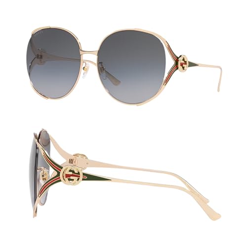 Gucci GG0225S GG Interlocking Logo Square-Shaped...