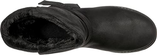 Skechers Women's KEEPSAKES 2.0 Mid Calf Boot, Black Microleather, 4 UK