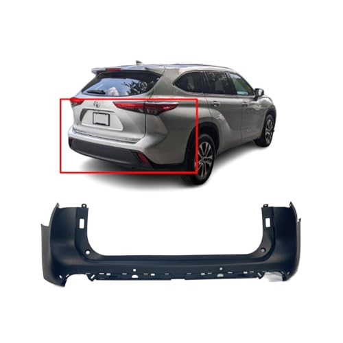 Image of FitParts For Toyota Highlander 2020-2023 Rear Upper Bumper Cover