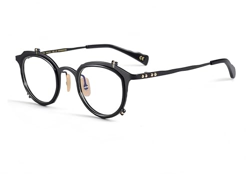 Image of JOLLYNOVA Wren Desiger Titanium Acetate Prescription Glasses Frame,Personalized Eyeglasses with Blue Light Lenses