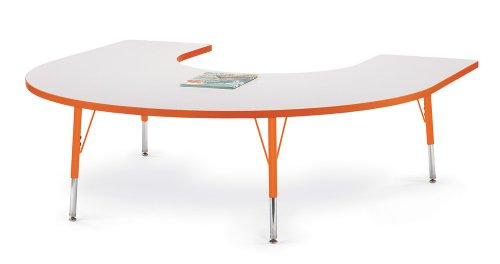 Jonti-Craft Berries 6445JCA008 Horseshoe Activity Table, A-Height (24