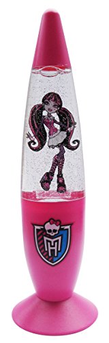 Joy Toy 925013 LED Lampe Lava Monster High avec des Paillettes et de la Figure, Plastique, Multicolore