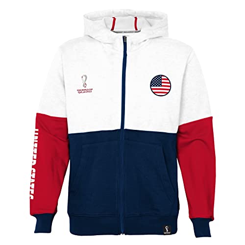 Sudadera con capucha FIFA World Cup en tejido fleece suave con paneles infantiles