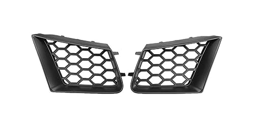 Grille de phare antibrouillard en ABS noir haute résistance pour Seat Ibiza 6L 2x