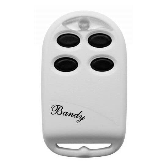 Dieffematic Bandy-One4 Radiocomando - Codice Fisso e Dinamico, 4 Tasti, Frequenza 868/433,92 MHz, Bianco
