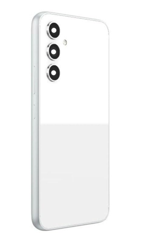 imbi) Compatible with Samsung Galaxy A54 5G Replacement Full Body, Back Panel with Side Frame, Cmera Glass, On Off Volume Button White