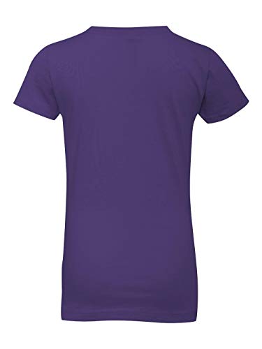 Next Level Big Girls Princess Rib Knit Softness T-Shirt, Purple Rush, Large3