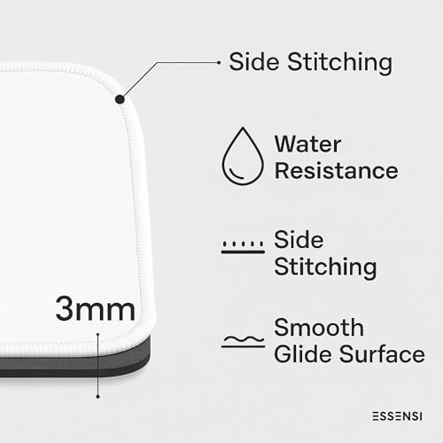 Image of Mouse Pad for Laptop & Desktop | 9x7 Inch Anti-Fray Stitched Edges | Non-Slip Rubber Base | Desk Setup Accessory for Students, Gamers & Professionals (Shinbun)