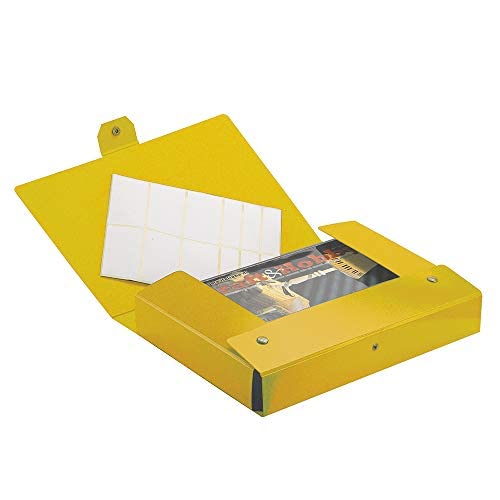 Cartella Progetti Esselte EUROBOX C28 - 25x35 Cm, Dorso 8 Cm, Blu, Confezione Da 5 Pezzi - Foto 3