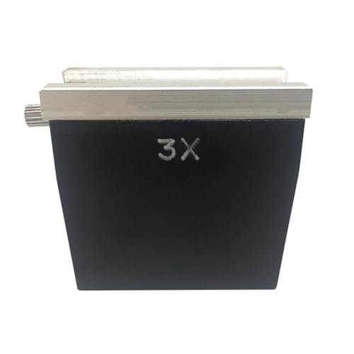 Microscope Binocular Lens 1X 2X 3X 4X Stereo Microscope Metal Material Optical Accessories Parts(3X)