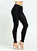 Premium Stretch Soft High Waisted Jeggings for Women - Denim Leggings - Cotton Stretch Blend - Full Length Black - 0-10