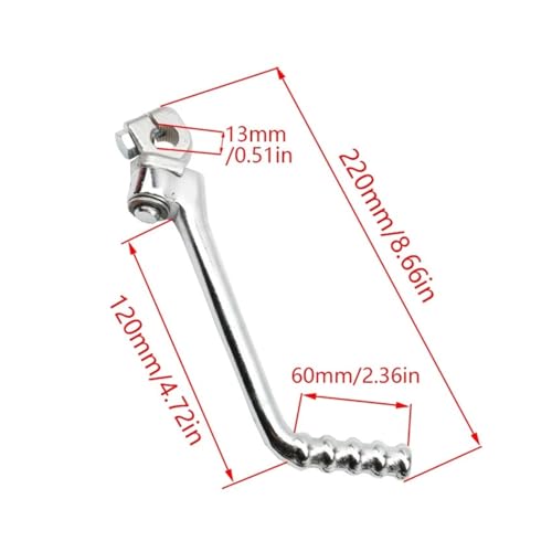 Levier kickstart moto 13mm antidérapant pour pédale de démarrage - 2