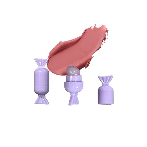 Silicone Makeup Lip Brush, Mini Portable Candy Design, Jelly Head for Lipstick, Blush, Concealer Application