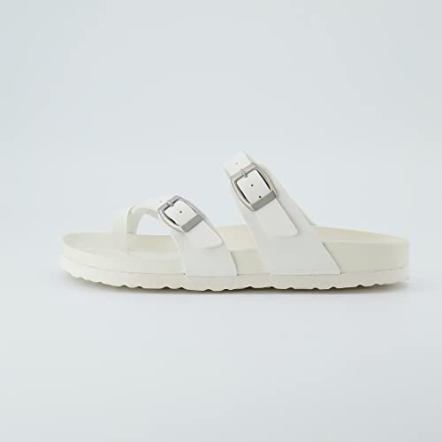 CUSHIONAIRE Women's Laker soft footbed Sandal with +Comfort2