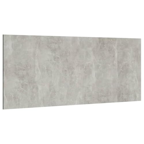 vidaXL Cabecero de Cama Cabezal Dormitorio Estructura Habitación Mobiliario Muebles Decoración Adorno Madera Contrachapada Gris 200x1,5x80 cm