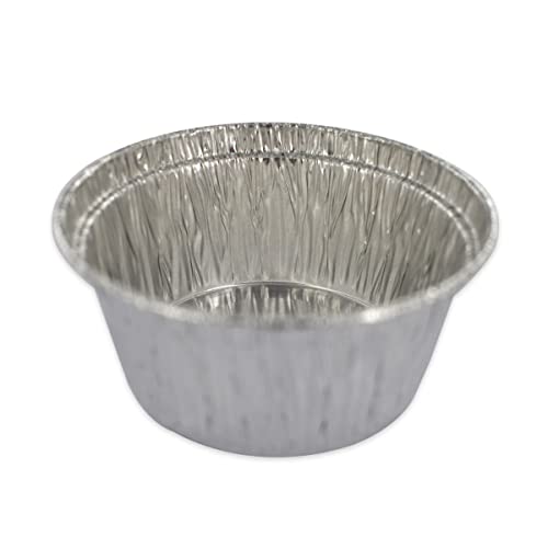 Fackelmann Ramequins 2433150-Juego ramequines de Aluminio, 10 Unidades, Color Plateado