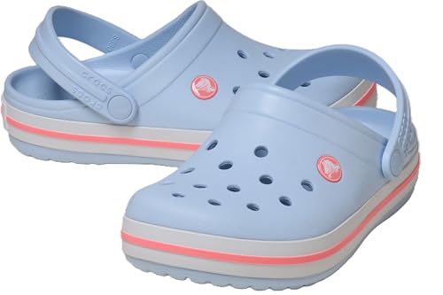 Crocs Unisex Kinder Crocband Clog K Holzschuh, Blue Frost Guave, 34/35 EU