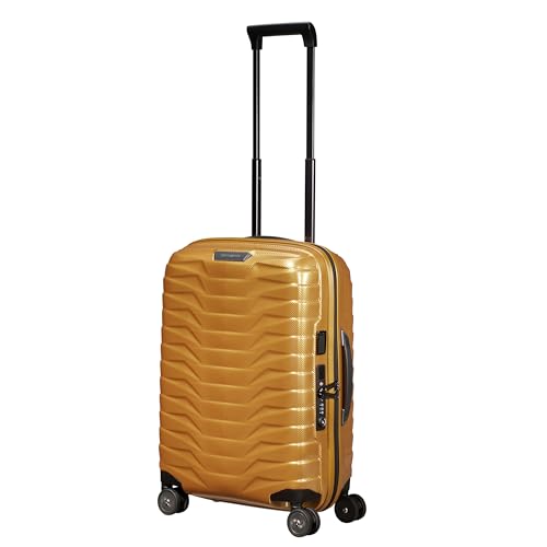 Image of Samsonite Proxis Medium Hardside Luggage with Dual Spinner Wheels - Innovative Roxkin Lightweight Shell With Ultimate Durability- Includes TSA Lock, Ergonomic Telescoping Handle - Honey Gold