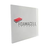 12' x 18' (3/4') Foamacell White Foam Board PVC Sheets. Lightweight & Durable. Easy to Cut, Fabricate, Print, Paint, Silk Screen. Great for Signs, School Projects, DIY. Sizes Cut Nominal. Made in USA
