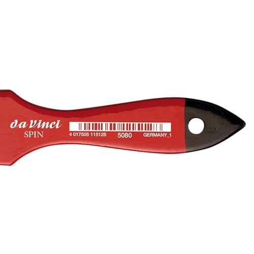 Image of da Vinci Watercolor Series 5080 CosmoTop Spin Paint Brush, Wash Synthetic with Red Handle, Size 30 (5080-30)