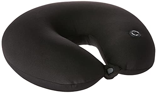 Almofada de pescoço, Poliéster, Preta