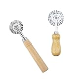 Conception précise et efficace: Coupe-Ravioli pizza bords cannelés assurant des coupes nettes et la création de formes variées pour des présentations culinaires originales.