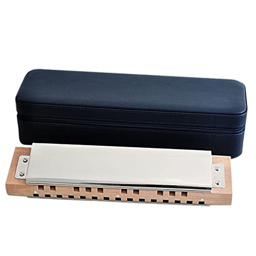 GHLhachuizi Harmonica basse 25 trous en bois pour instrument de musique professionnel - Les Beatles, Paul McCartney, John Lennon, RIngo Starr, George Harrison GHLhachuizi Harmonica basse 25 trous en bois pour instrument de musique professionnel – Image 3