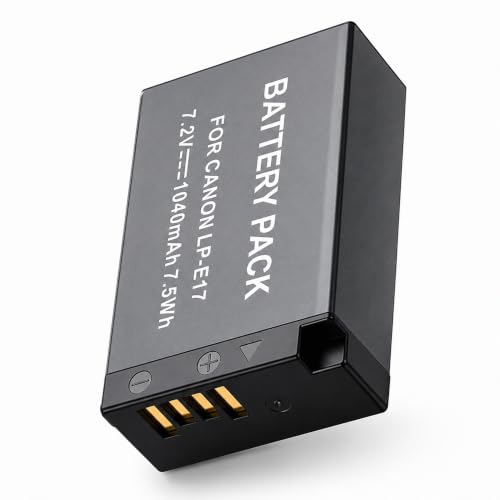 Image of Simpex LP-E10 Rechargeable Camera Battery 7.4V Li-ion Replacement Battery Compatible with Canon EOS 1100D, EOS 1200D, EOS 1300D, EOS Kiss X50, Kiss X70, EOS Rebel T3, T5 & T6 DSLR Cameras(Black)