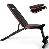 Abmessung: Der Kissensitz ist trapezförmig, was sehr ergonomisch ist und Ihnen ein komfortableres Training ermöglicht. Die Breite der Spitze beträgt 27 bis 30 cm, die Länge 35 cm und die Dicke des Kissens 5 cm. Es gibt insgesamt 7 Einstellungen. Der Abstand zwischen den ersten fünf beträgt 6 cm und der Abstand zwischen den letzten beiden beträgt 2 cm.