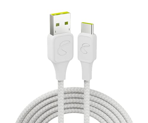 Image of InfinityLab InstantConnect USB-A to USB-C - Charging Cable for USB-C Devices - White, 5 feet