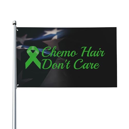 Chemo Hair Don’t Care Bone Marrow Transplant Flag 3x5 Ft