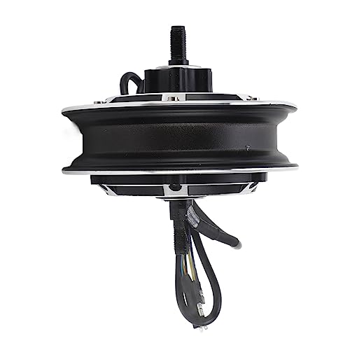 Moteur de moyeu pour trottinette électrique 48 V 1000 W, moteur de moyeu sans balais avec frein à disque pour vélo électrique, pour pneu extérieur de 10 pouces