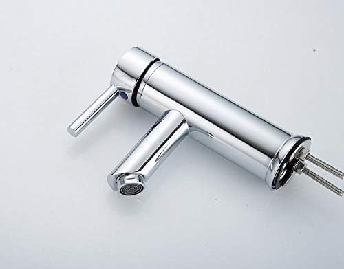 Robinet de lavabo cascade chromé économique pour eau chaude et froide