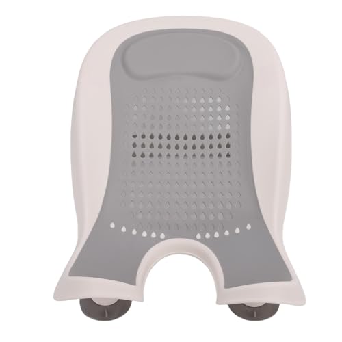 VELATEMOR Lavabo para Lavar los Glúteos del bebé, Bañera de Ducha Ergonómica que Ahorra Espacio para Bebés, Potente Ventosa, Portátil para el Hogar