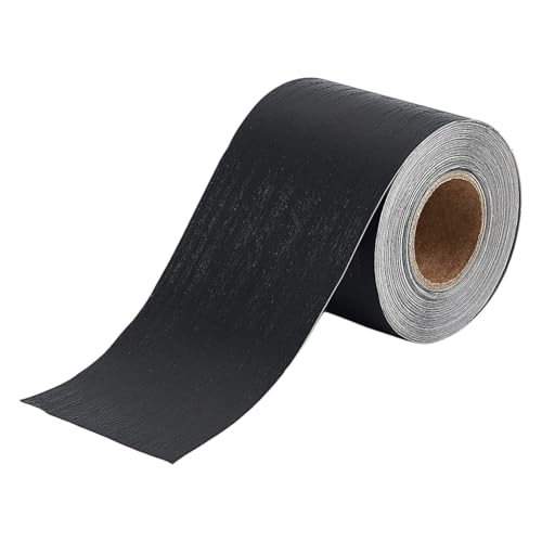 Image of PLIGREAT Wood Grain Repair Tape, 1.97inch X 32.8ft Self Adhesive Black Wood Grain Repair Patch for Tables, Chairs, Floors, Windows, Doors, Old Furniture Renovation, Handicraft DIY