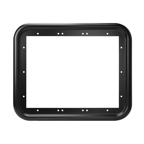 Image of FOGATTI RV Water Heater Door Trim Ring - 15 inch x 18 inch, Black