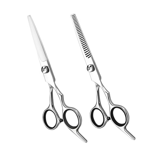 Xolaawa Hair Cutting Scissors, Thinning Shears Kit. Premium Stainless Steel Salon Scissors, Edge...